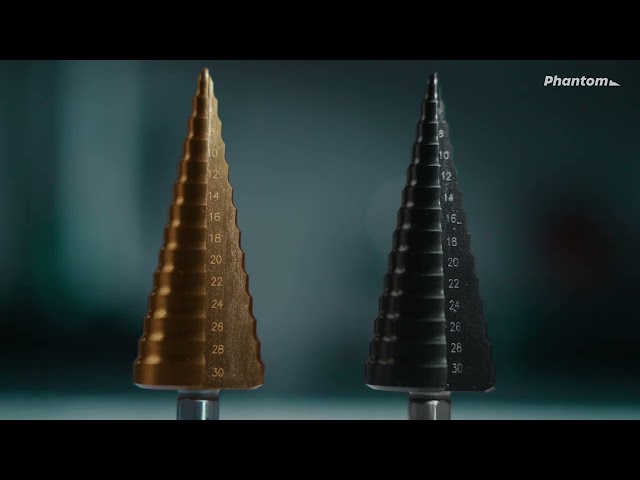 YouTubeId Phantom Juego de brocas escalonada‚ Ergo-Step HSS TiN 4-30 mm YouTubeId Phantom Juego de brocas escalonada‚ Ergo-Step HSS TiN 4-30 mm