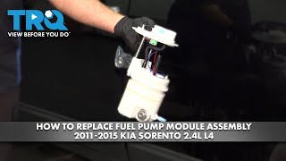 How to Replace Fuel Pump Module Assembly 2011-2015 Kia Sorento 2.4L L4