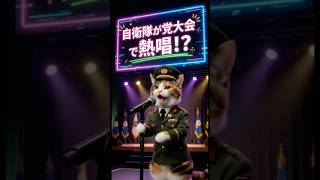 【自民党大会】自衛隊の歌姫が国歌斉唱で波紋？