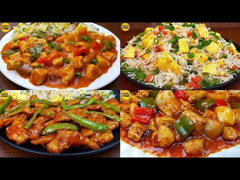 Try These Easiest Chinese Recipes | 4 Chinese Street Food Recipes by Aqsa's Cuisine