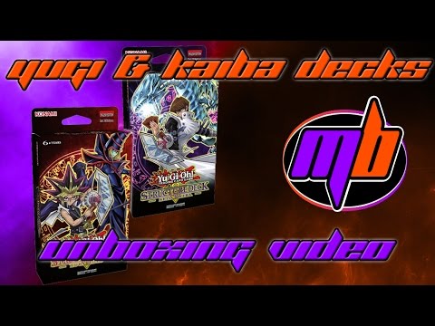 Yu-Gi-Oh Card Unboxing - Yugi Muto and Seto Kaiba Structure Decks