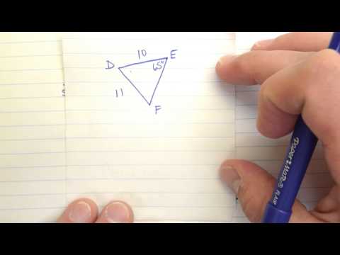 When to use Sine Law vs. Cosine Law?