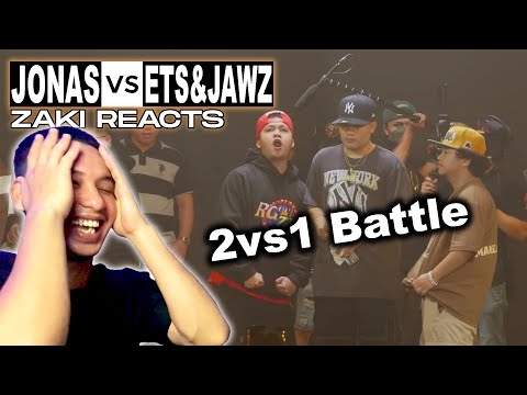 𝐙𝐚𝐤𝐢 𝐑𝐞𝐚𝐜𝐭𝐬 - JONAS vs ETS & JAWZ | 2v1 Battle