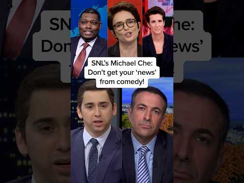 SNL's Michael Che: Don't get your 'news' from comedy!