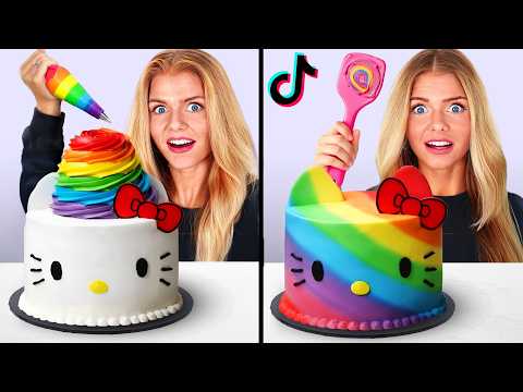 I Recreated the MOST SATISFYING Viral Cake Art