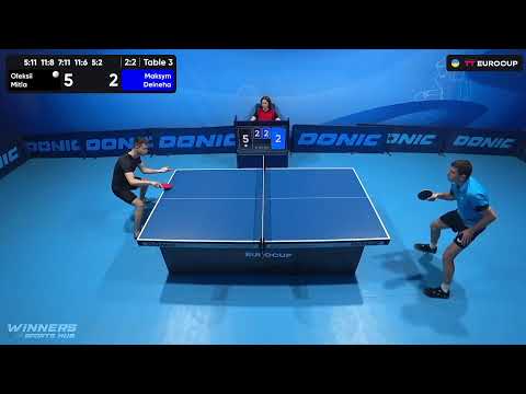 11:35 Oleksii Mitla  - Maksym Deineha 26.09.2023 TT Euro.Cup Ukraine Master. TABLE 3