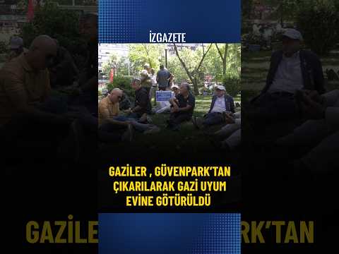 GAZİLER , GÜVENPARK’TAN ÇIKARILARAK GAZİ UYUM EVİNE GÖTÜRÜLDÜ #gazi #güvenpark #polis #müdahale
