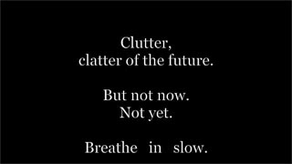 "Current" short short story by Mo McMorrow