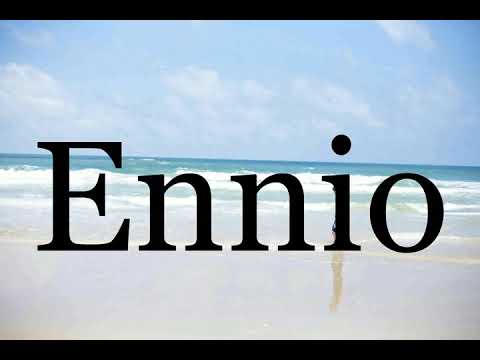 How To Pronounce Ennio🌈🌈🌈🌈🌈🌈Pronunciation Of Ennio