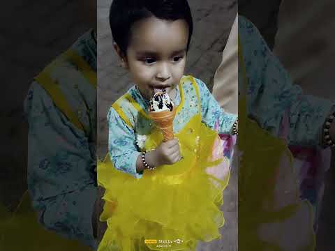 Iye hai ek papa ki ladli jo hai icecream ki pgli।। #icecream #vlog #mahera #cutemoments