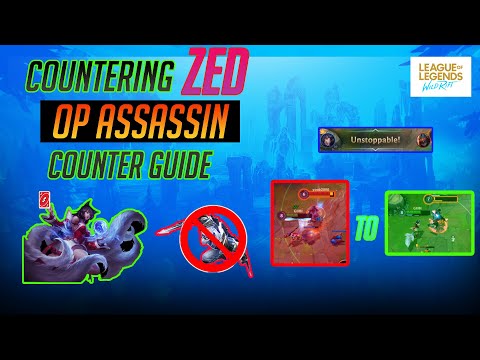WILD RIFT - How to counter ZED, Full counter guide