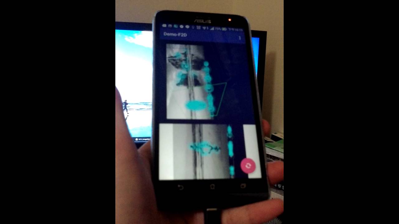 Use OpenCV's Features2D to do Object Recognition on Android