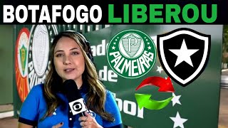 BOMBA!!!! BOTAFOGO LIBEROU DANILO PARA O PALMEIRAS! ÚLTIMAS NOTÍCIAS DO PALMEIRAS 