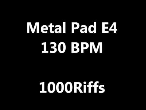 Metal Pad E4 Metronome : 130 BPM - Beats Per Minute