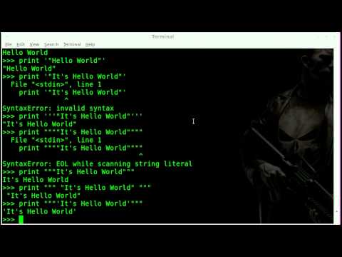 Python Quick Tip Working With Quotes Linux