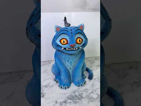 Making a K-Pop Demon Hunters Tiger CAKE 🍰 #kpop #kpopdemonhunters #cake #art