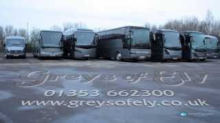preview picture of video 'Cambridge Coach Hire Company - Grey's of Ely'