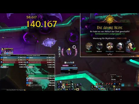 WOW SL 9.15 DOS 22+ 12k DPS overall kyrian arcane mage