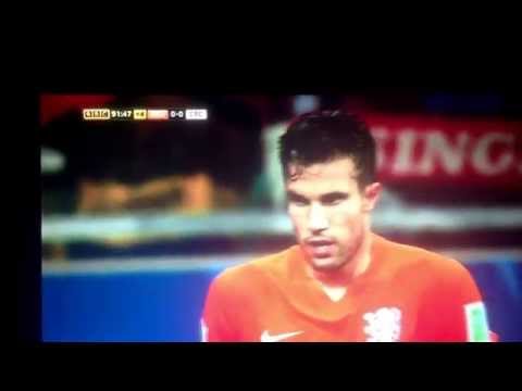 Netherlands vs Costa Rica RVP free kick