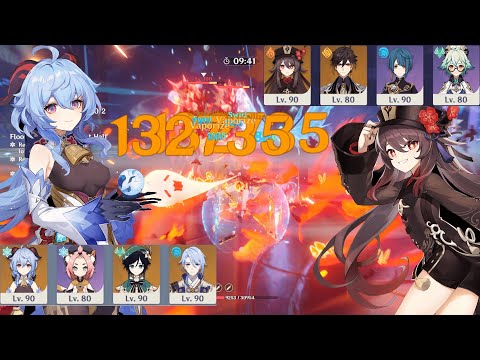 2.6 Abyss - F2P Hutao Vaporise & Ganyu ft. Ayato Destroy Spiral Abyss Floor 12 - Genshin Impact