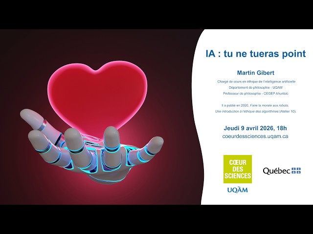 Conférence: «IA : tu ne tueras point»