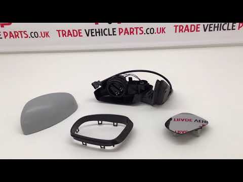 Fits Skoda Fabia Estate 2007-2014 Door Wing Mirror Electric Heated Primed Left Side video