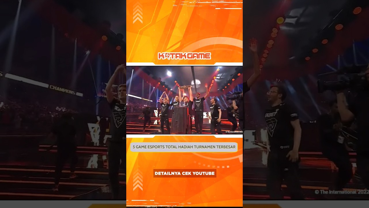 5 Game Esports Dengan Total Hadiah Turnamen Terbesar Sepanjang Masa