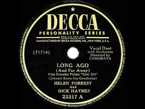 1944 HITS ARCHIVE: Long Ago (And Far Away) - Dick Haymes & Helen Forrest