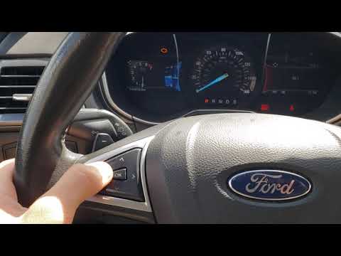 oil life reset *HOW TO* 2015-2017 Ford Fusion