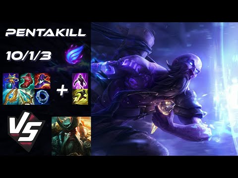 TOP Ryze vs Gangplank [PENTAKILL] - EU Grandmaster Patch 26.1