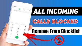 All Calls And Contact Automatically Blocked | How To Fix | Auto Block Problem Solved - Ayanofficial