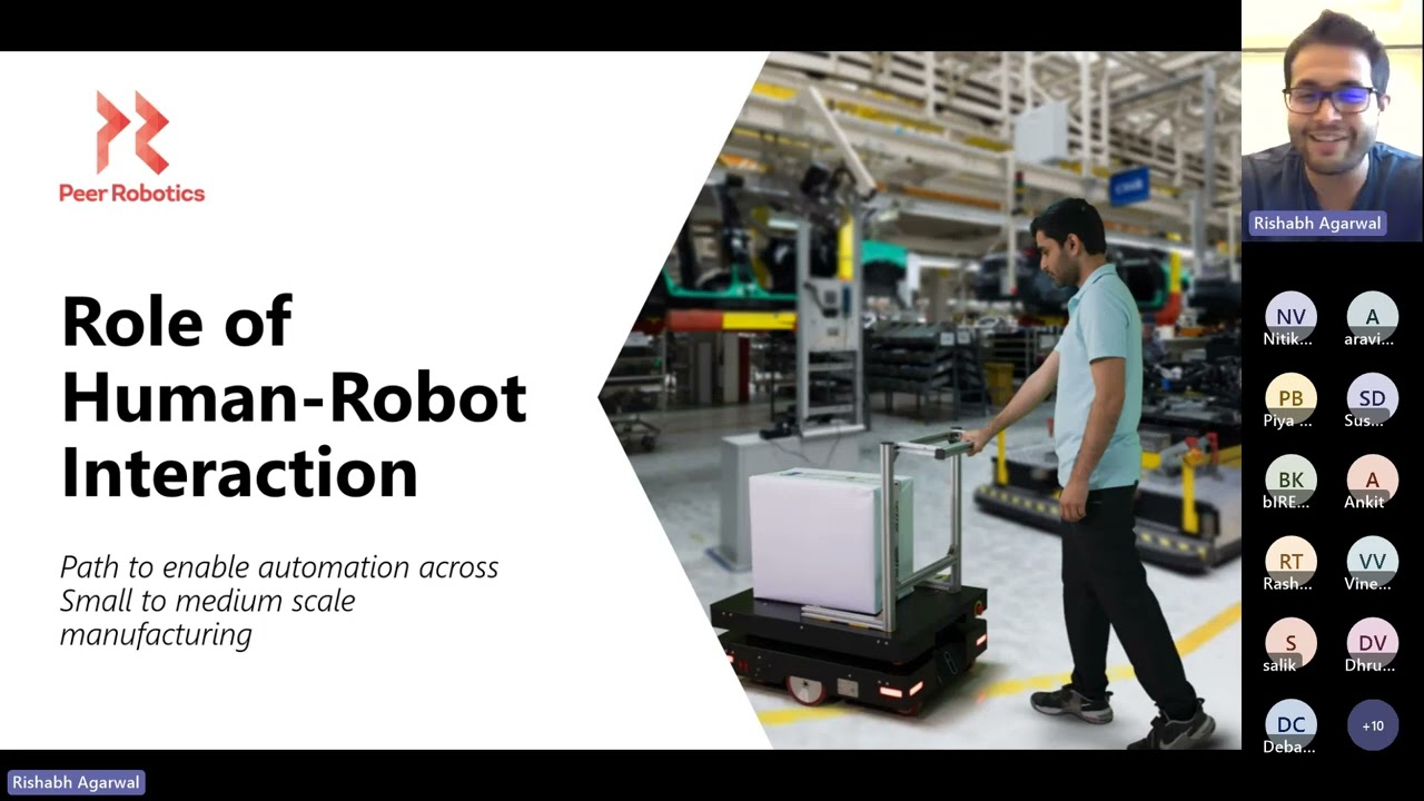 29th CoboTalks on Role of Human Robot Interaction to enable automation in SME