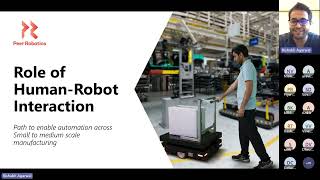 29th CoboTalks on Role of Human Robot Interaction to enable automation in SME
