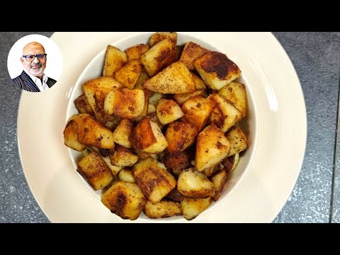MOUTHWATERING, CRUNCHY & CRISPY | Pan Fried Thyme Potatoes
