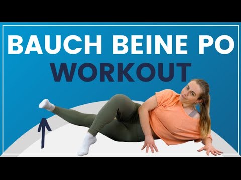 12 MIN Bauch Beine Po Workout im Liegen