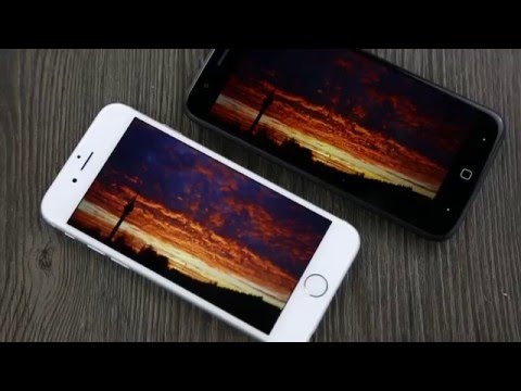 Vernee Thor vs iPhone 6s: Screen Viewing Effect Comparison