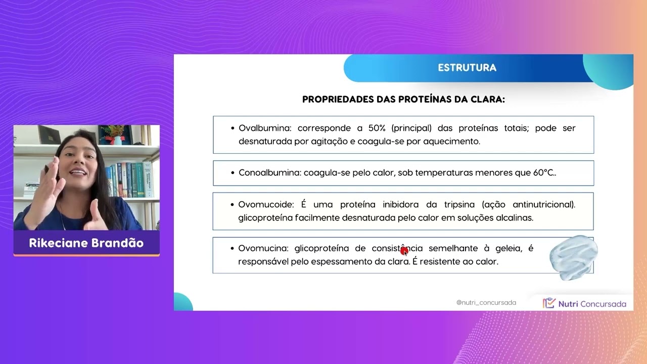 AULA TÉCNICA DIETÉTICA: Ovos