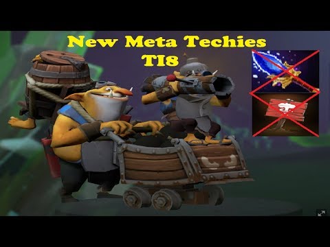 Dota 2 Bug Techies New Meta (TI8 + OG Team Spray)