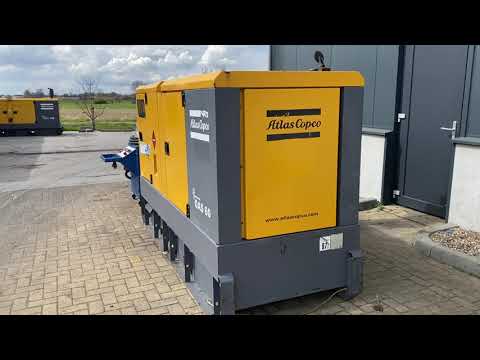 Atlas Copco QAS 60 Perkins Leroy Somer 60 kVA Supersilent Rental generatorset stocknr 4057