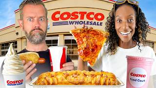 Brits Try Everything At Costco's Legendary $1.50 Hot Dog Food Court