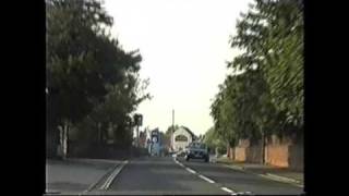 preview picture of video 'Driving Through Hallow Village Worcester (Towards Holt Heath) A443 16th August 1996'