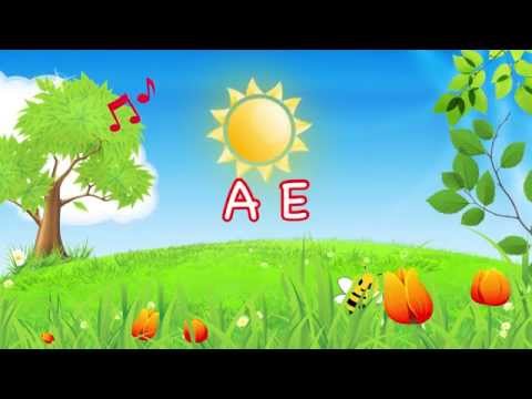 La Canzone Delle Vocali - Didattica per Bambini - A  E I  O U