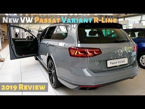 New VW Passat Variant R-Line 2019 Review Interior Exterior