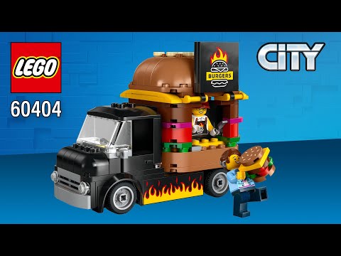 LEGO® City Burger Van (60404)[194 pcs] Step-by-Step Building Instructions @TopBrickBuilder