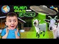 Goats from Space! (FUNnel Fam Vlog: Farm Vision)