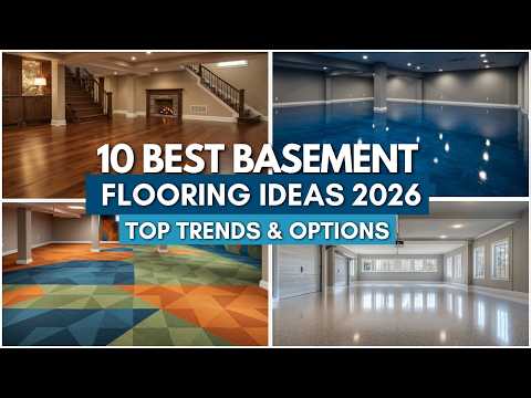10 Best Basement Flooring Options | Top Trends for 2026 | Basement Floor Ideas