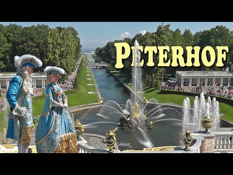 Schloss Peterhof in Russland