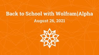Back to School with Equation Templates from Wolfram|Alpha