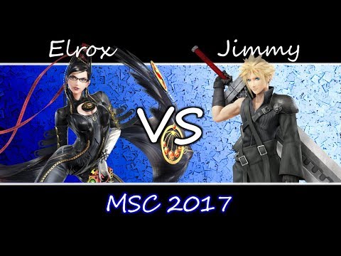 MSC 2017 - Pools - TKO | Elrox (Bayonetta) vs Jimmy (Cloud) - Smash 4 - Wii U