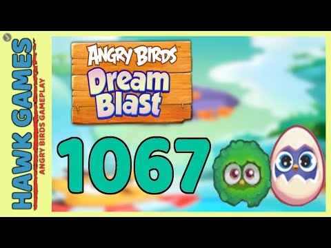 Angry Birds Dream Blast Level 1067 - Walkthrough, No Boosters